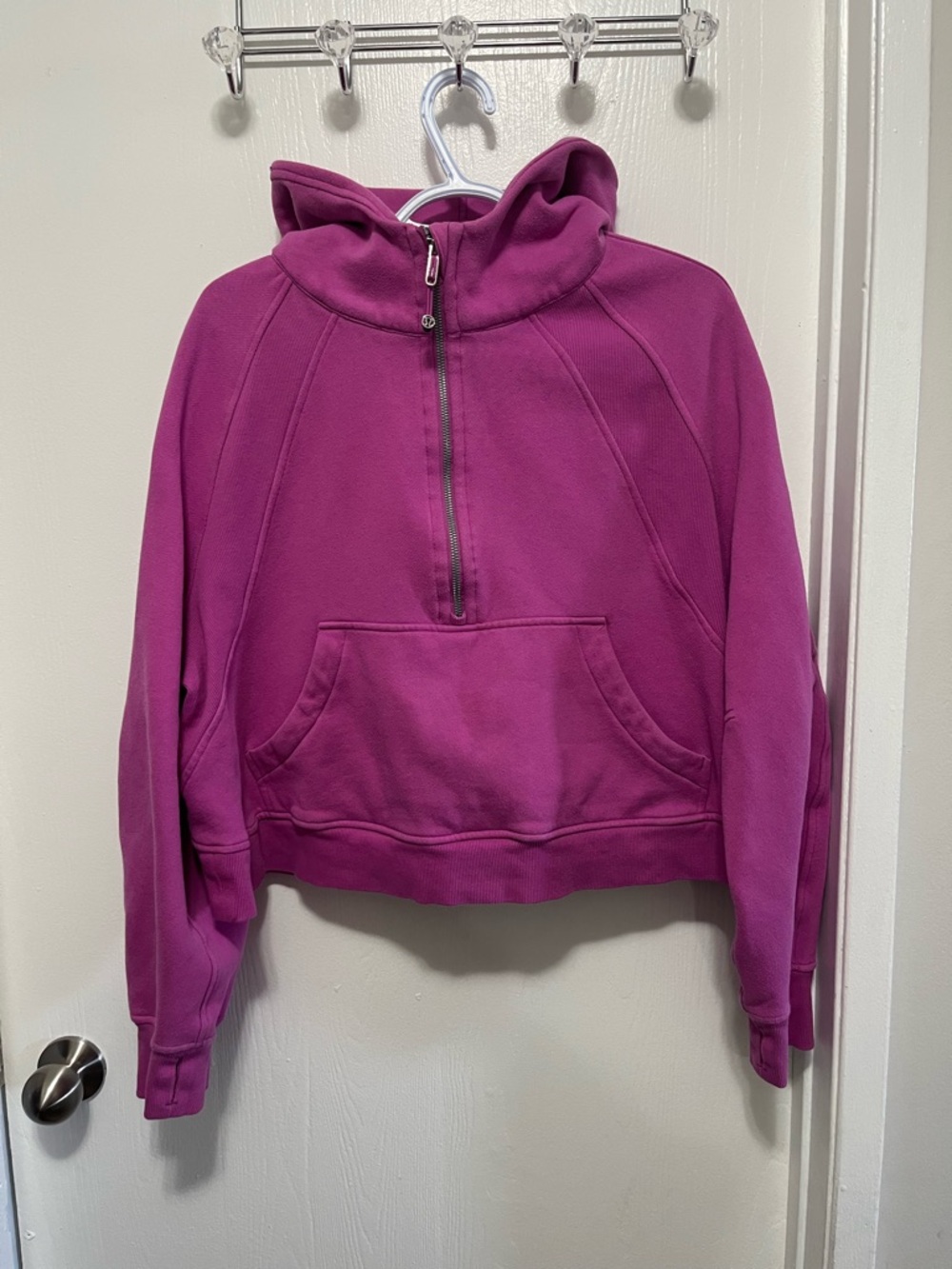 lululemon athletica Magenta Half-Zip Hoodie